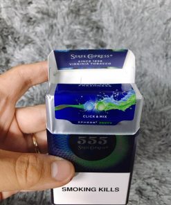 thuốc lá 555 bấm xanh