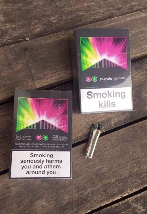Thuốc Lá Marlboro Purple Burst 2 Bấm Tím Nho Bạc Hà marlboro purple burst