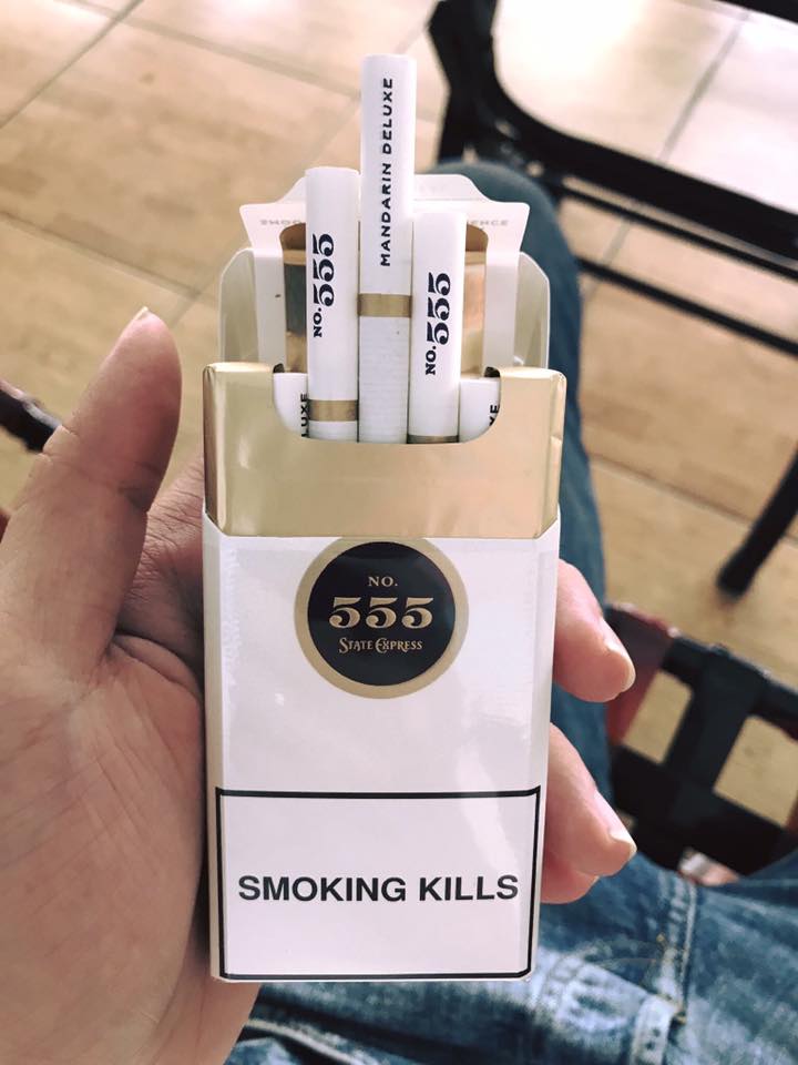 Thuốc Lá 555 Mandarin Deluxe Trắng thuốc lá 555